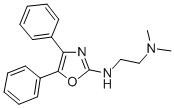2-((2-(Dimethylamino)ethyl)amino)-4,5-diphenyloxazole CAS#: 20503-83-7