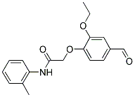 2-(2-ETHOXY-4-FORMYL-PHENOXY)-N-O-TOLYL-ACETAMIDE CAS#: 247592-68-3
