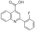 2-(2-FLUOROPHENYL)-4-QUINOLINECARBOXYLIC ACID CAS#: 1647-89-8