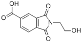 2-(2-HYDROXY-ETHYL)-1,3-DIOXO-2,3-DIHYDRO-1H-ISOINDOLE-5-CARBOXYLIC ACID CAS#: 17329-32-7
