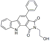 2-(2-Hydroxyethyl)-4-phenylpyrrolo[3,4-a]carbazole-1,3(2H,10H)-dione CAS#: 22293-97-6