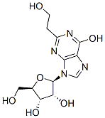 2-[2-Hydroxyethyl]-9-[beta-d-ribofuranosyl]hypoxanthine CAS#: 110851-59-7