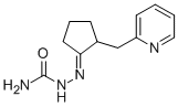 2-(2-Pyridylmethyl)cyclopentanone semicarbazone CAS#: 13642-30-3