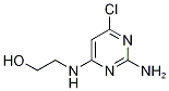 2-[(2-amino-6-chloro-4-pyrimidinyl)amino]ethanol(SALTDATA: FREE) CAS#: 2846-77-7