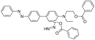 2-[2-benzoyloxyethyl-[4-(4-phenyldiazenylphenyl)diazenylphenyl]amino]ethyl benzoate CAS#: 26841-47-4