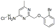 2-[(2-bromophenoxy)methyl]-6-methyl-pyrimidin-4-amine hydrochloride CAS#: 102207-67-0