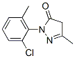 2-(2-chloro-6-methylphenyl)-2,4-dihydro-5-methyl-3H-pyrazol-3-one CAS#: 117-23-7