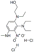 2-[2-diethylaminoethyl-(4-methylamino-3-nitro-phenyl)amino]ethanol dihydrochloride CAS#: 14608-13-0