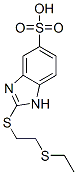 2-[[2-(ethylthio)ethyl]thio]-1H-benzimidazole-5-sulphonic acid CAS#: 29490-12-8