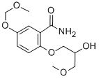 2-(2-hydroxy-3-methoxy-propoxy)-5-(methoxymethoxy)benzamide CAS#: 28169-59-7