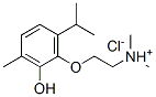 2-(2-hydroxy-3-methyl-6-propan-2-yl-phenoxy)ethyl-dimethyl-azanium chl oride CAS#: 102281-01-6