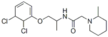 2-(2-methyl-3,4,5,6-tetrahydro-2H-pyridin-1-yl)-N-(1-phenoxypropan-2-y l)acetamide chloride CAS#: 101651-43-8