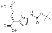 2-(2-tert-Butoxycarbonylaminothiazol-4-yl)-2-pentenedioic acid CAS#: 103054-22-4