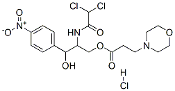 [2-[(2,2-dichloroacetyl)amino]-3-hydroxy-3-(4-nitrophenyl)propyl] 3-mo rpholin-4-ylpropanoate hydrochloride CAS#: 100173-36-2