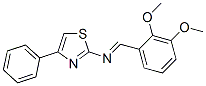2-[(2,3-Dimethoxybenzylidene)amino]-4-phenylthiazole CAS#: 24051-00-1