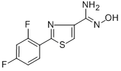 2-(2,4-DIFLUOROPHENYL)THIAZOLE-4-CARBOXAMIDOXIME CAS#: 263160-25-4