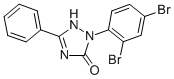 2-(2,4-Dibromophenyl)-1,2-dihydro-5-phenyl-3H-1,2,4-triazol-3-one CAS#: 106538-35-6