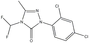 2-(2,4-Dichlorophenyl)-4-(difluoromethyl)-2,4-dihydro-5-methyl-3H-1,2,4-triazol-3-one CAS#: 111992-16-6
