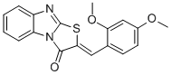 2-(2,4-dimethoxybenzylidene)[1,3]thiazolo[3,2-a]benzimidazol-3(2H)-one CAS#: 299949-71-6