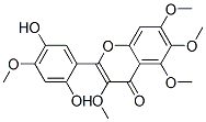 2-(2,5-Dihydroxy-4-methoxyphenyl)-3,5,6,7-tetramethoxy-4H-1-benzopyran-4-one CAS#: 20362-24-7