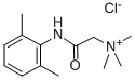 2-[(2,6-DIMETHYLPHENYL)AMINO]-N,N,N-TRIMETHYL-2-OXOETHANAMINIUM CL CAS#: 21236-55-5