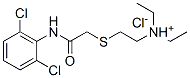 2-[(2,6-dichlorophenyl)carbamoylmethylsulfanyl]ethyl-diethyl-azanium c hloride CAS#: 101651-69-8