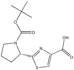2-[(2S)-1-[(1,1-diMethylethoxy)carbonyl]2-pyrrolidinyl]-4-thiazolecarboxylic acid CAS#: 251349-54-9