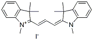 2-[3-(1,3-dihydro-1,3,3-trimethyl-2H-indol-2-ylidene)prop-1-enyl]-1,3,3-trimethyl-3H-indolium iodide CAS#: 25470-94-4