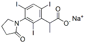 2-[3-(2-Oxo-1-pyrrolidinyl)-2,4,6-triiodophenyl]propionic acid sodium salt CAS#: 21762-08-3