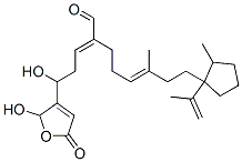 2-[3-[(2,5-Dihydro-2-hydroxy-5-oxofuran)-3-yl]-3-hydroxypropylidene]-6-methyl-8-[2-methyl-1-(1-methylethenyl)cyclopentyl]-5-octenal CAS#: 108663-78-1