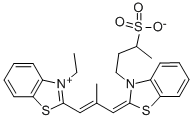 2-[3-(3-ETHYL-2(3H)-BENZOTHIAZOLYLIDENE)-2-METHYL-1-PROPENYL]-3-[3-(SULFOOXY)-BUTYL]BENZOTHIAZOLIUM HYDROXIDE, INNER SALT CAS#: 28789-08-4