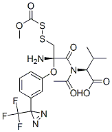 2-(3-(3-trifluoromethyl-3H-diazirin-3-yl)phenoxy)acetyl-S-methyloxycarbonylsulfenylcysteinyl-valine CAS#: 113787-92-1