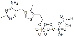 [[2-[3-[(4-amino-2-methyl-pyrimidin-5-yl)methyl]-4-methyl-1-thia-3-azoniacyclopenta-2,4-dien-5-yl]ethoxy-hydroxy-phosphoryl]oxy-hydroxy-phosphoryl]oxyphosphonic acid CAS#: 15666-52-1