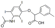 2-[3-(Acetylamino)-2,4,6-triiodophenoxy]-2-(m-tolyl)acetic acid CAS#: 23197-56-0