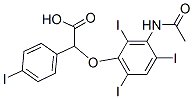 2-[3-(Acetylamino)-2,4,6-triiodophenoxy]-2-(p-iodophenyl)acetic acid CAS#: 23189-41-5