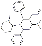 2-[3-Allyl-4-(dimethylamino)-2,6-diphenylcyclohexyl]-1-methylpiperidine CAS#: 14028-79-6