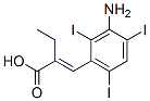 2-[(3-Amino-2,4,6-triiodophenyl)methylene]butanoic acid CAS#: 1215-70-9