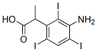 2-(3-Amino-2,4,6-triiodophenyl)propionic acid CAS#: 21762-12-9