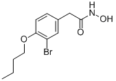 2-(3-Bromo-4-butoxyphenyl)acetohydroxamic acid CAS#: 15560-64-2