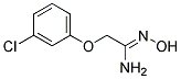 2-(3-CHLOROPHENOXY)-N'-HYDROXYETHANIMIDAMIDE CAS#: 261959-19-7
