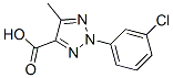 2-(3-CHLOROPHENYL)-5-METHYL-2H-1,2,3-TRIAZOLE-4-CARBOXYLIC ACID CAS#: 1627-90-3