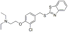 2-[[3-Chloro-4-[2-(diethylamino)ethoxy]benzyl]thio]benzothiazole CAS#: 2727-63-1
