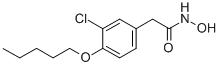 2-[3-Chloro-4-(pentyloxy)phenyl]acetohydroxamic acid CAS#: 23142-41-8