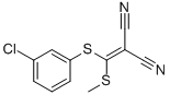 2-[(3-Chlorophenylthio)(methylthio)methylene]-malononitrile CAS#: 214330-86-6