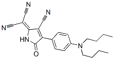 2-[3-Cyano-4-[4-(dibutylamino)phenyl]-5-oxo-1,5-dihydro-2H-pyrrol-2-ylidene]malononitrile CAS#: 113366-97-5