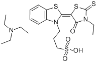 2-(3-ETHYL-4-OXO-2-THIOXO-5-THIAZOLIDINYLIDENE)-3(2H)-BENZOTHIAZOLE PROPANE SULFONIC ACID TRIETHYLAMINE SALT CAS#: 27930-82-1