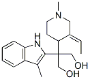 2-(3-Ethylidene-1-methyl-4-piperidinyl)-2-(3-methyl-1H-indol-2-yl)-1,3-propanediol CAS#: 1850-32-4