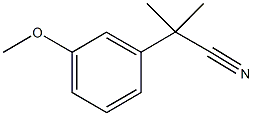 2-(3-METHOXYPHENYL)-2-METHYLPROPANENITRILE CAS#: 17653-93-9