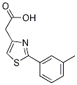 2-(3-METHYLPHENYL)-1,3-THIAZOL-4-YL]ACETIC ACID CAS#: 16441-29-5