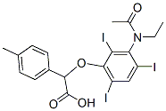2-[3-(N-Ethylacetylamino)-2,4,6-triiodophenoxy]-2-(p-tolyl)acetic acid CAS#: 23189-43-7